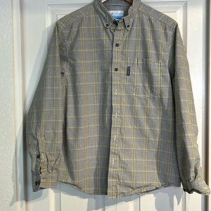 Columbia Plaid Casual Dress Shirt